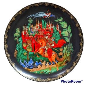 Bradford Exchange Ruslan And Ludmilla Collector Plate # 3351 Russian Fairytale